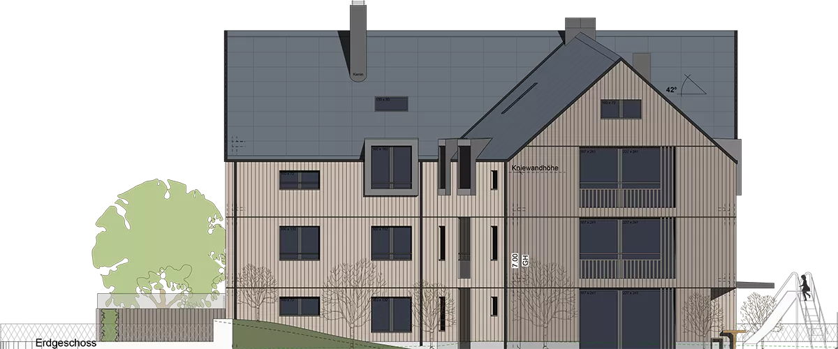 Neubau Mehrfamilienhaus in Bargen